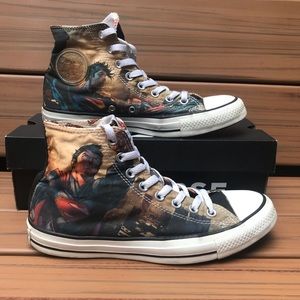 Chuck Taylor converse Superman high tops